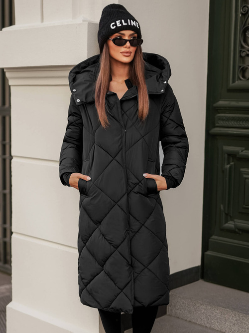 Дамско яке черно OZONEE JS/5M3173/392Z