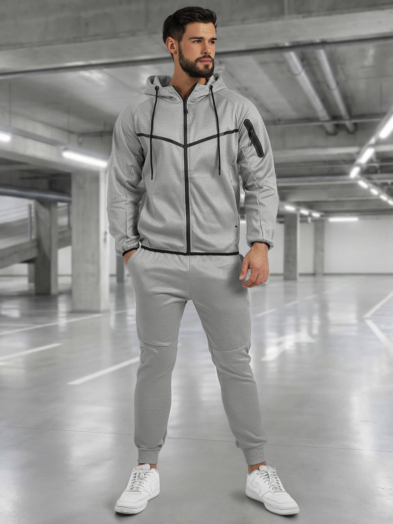 Мъжки спортен екип сив OZONEE JS/8C1966/2
