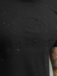 Мъжка тениска черен OZONEE O/QQ1390