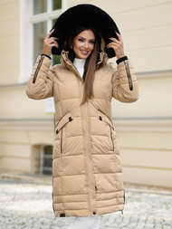 Дамско яке бежова OZONEE O/W377Z