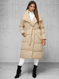 Дамско яке бежова OZONEE JS/M737/62Z