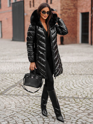 Дамско яке черна OZONEE JS/16M9100/392Z