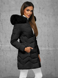 Дамско яке черно OZONEE JS/16M9121/392