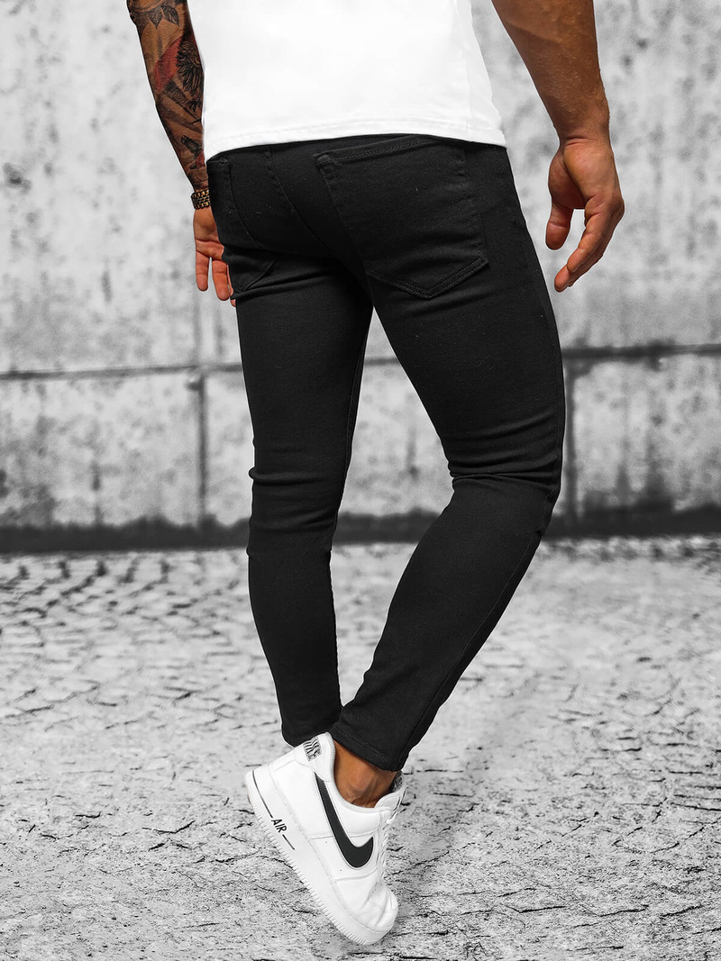 Мъжки дънки черни OZONEE E/5348/02