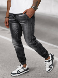 Мъжки дънки jogger черни OZONEE NB/MP0115N