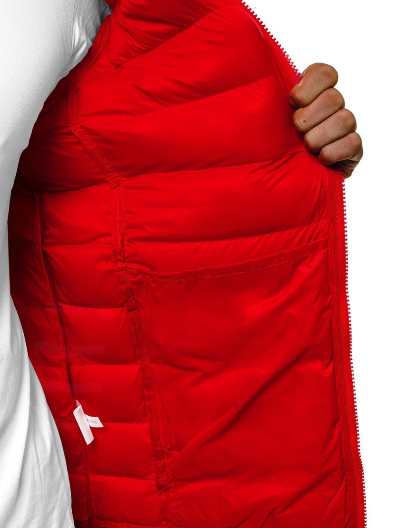 Мъжко яке червена/2 OZONEE JB/JP1111