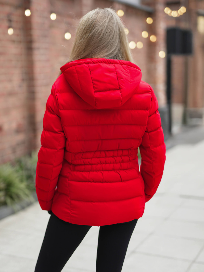 Дамско яке червена OZONEE JS/M769/270Z