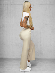 Дамски панталон екрю OZONEE JS/92K526/155