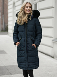 Дамско яке тъмносиньо OZONEE O/W377