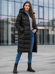 Дамско яке черно OZONEE JS/M736/392Z