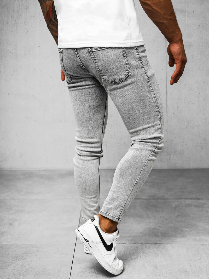 Мъжки дънки сив OZONEE O/2358/2