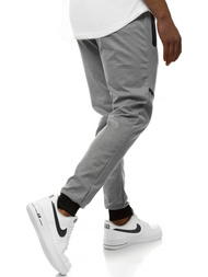 Мъжко долнище на анцуг сиво OZONEE JS/AM106