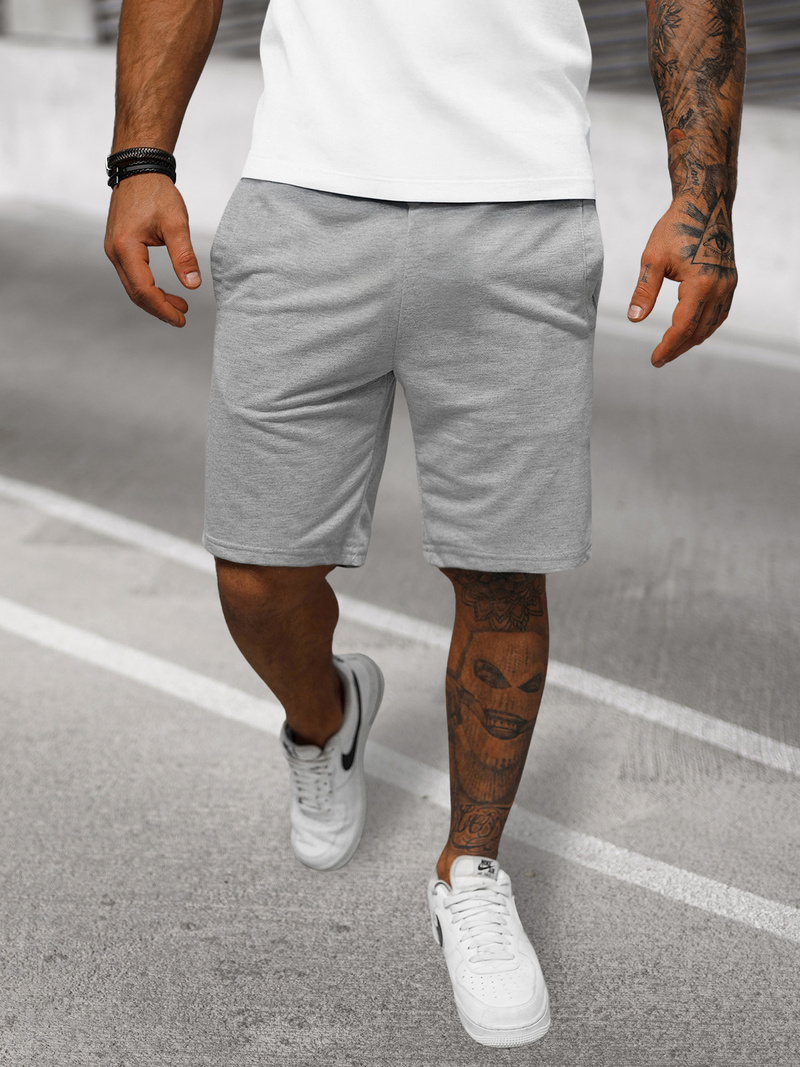 Мъжки панталонки сив OZONEE JS/8K100/2Z