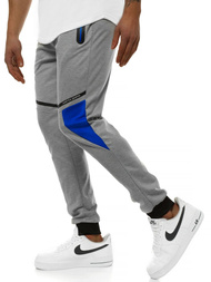 Мъжко долнище на анцуг сиво OZONEE JS/AM106