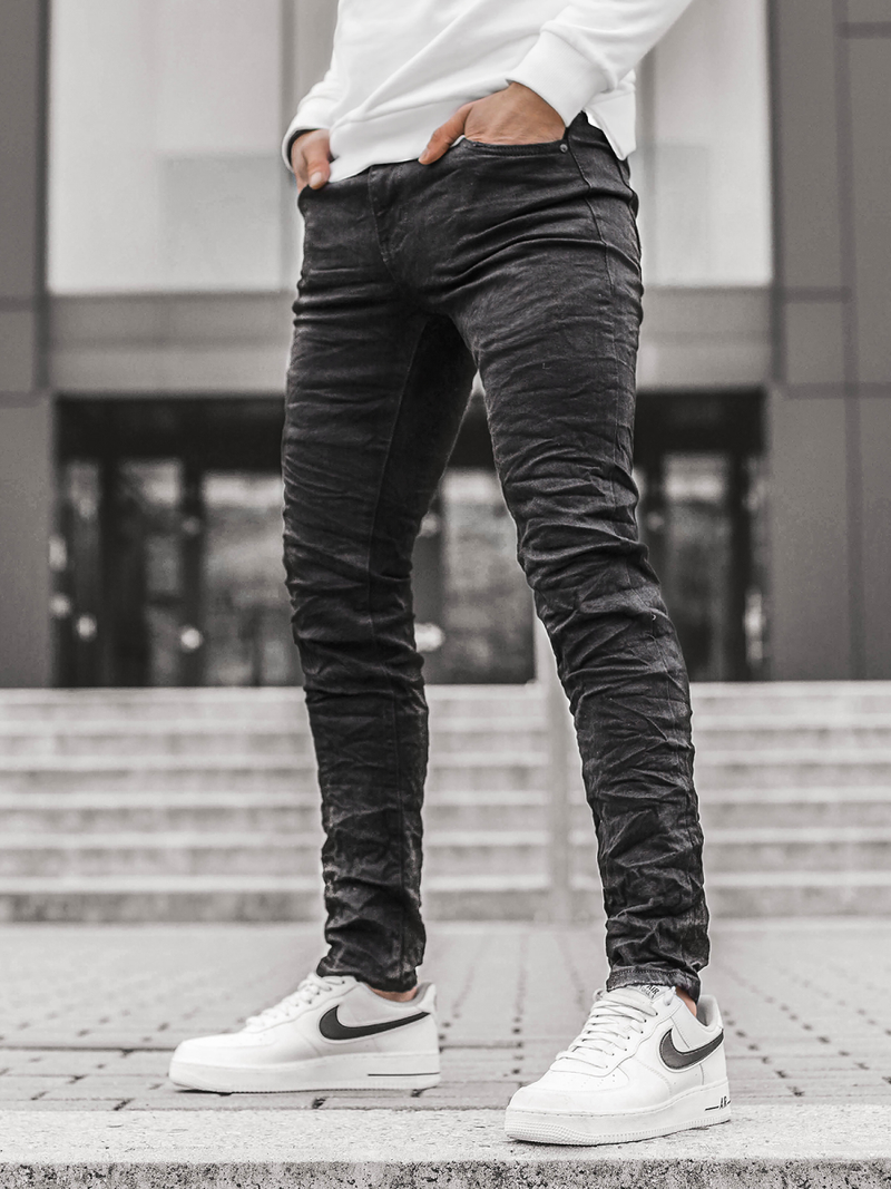 Мъжки панталони черни OZONEE V/1976