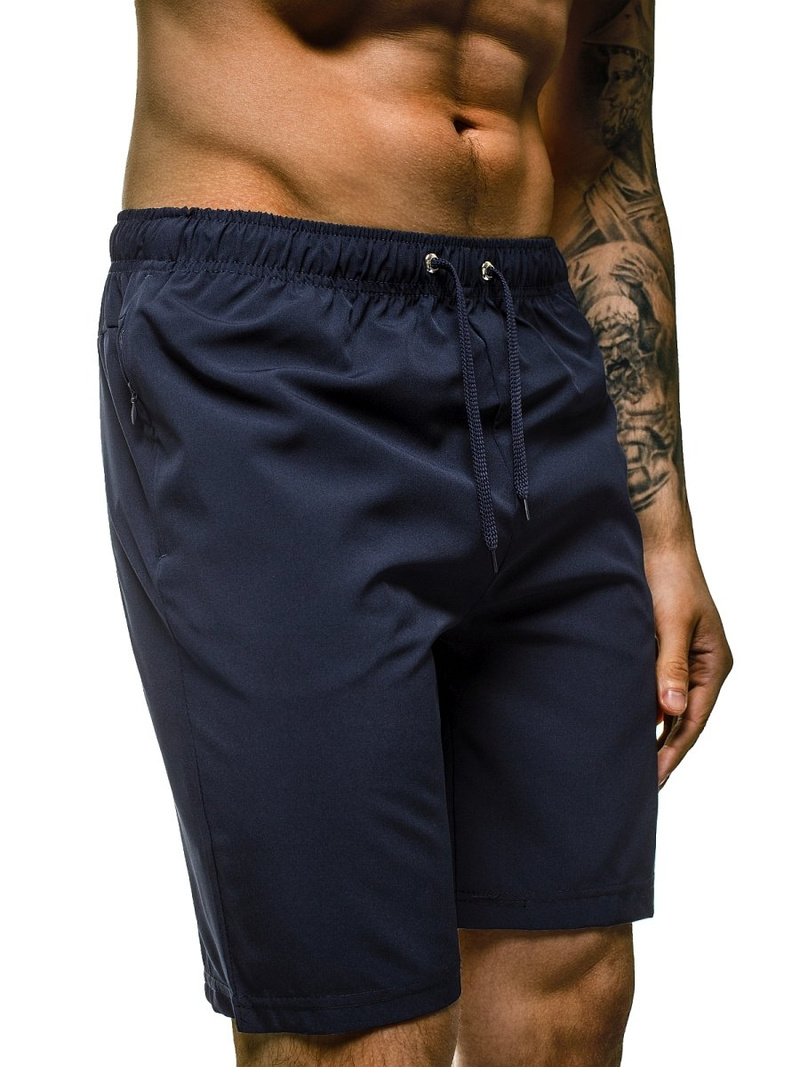 Мъжки плувни шорти тъмносиньо OZONEE JS/HH037/4