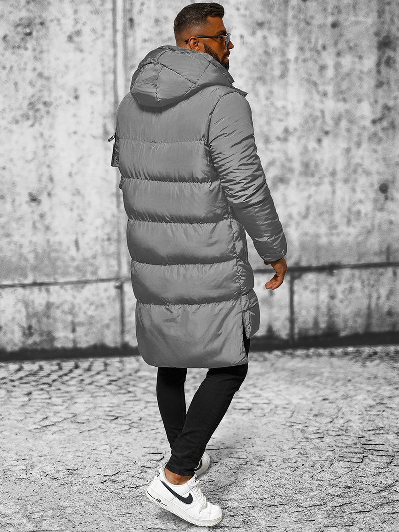 Мъжко яке сива OZONEE O/M799