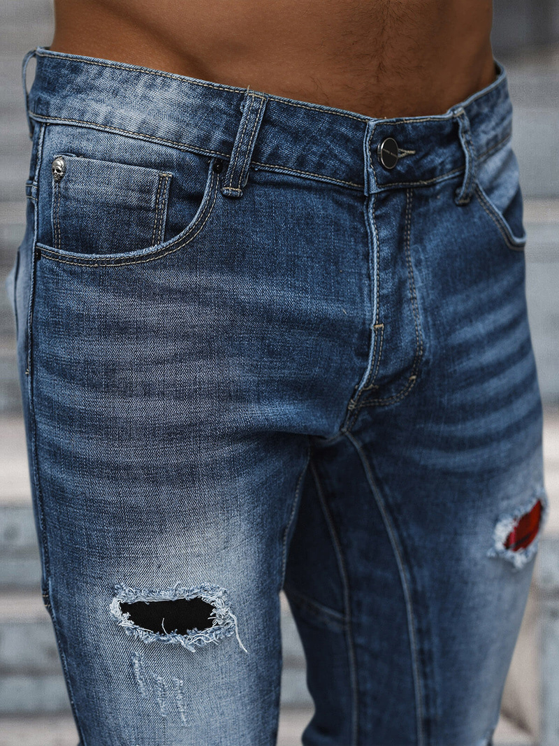 Мъжки дънки синьо OZONEE NB/MP0050B