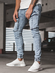 дънки светлосиньо OZONEE G/1067