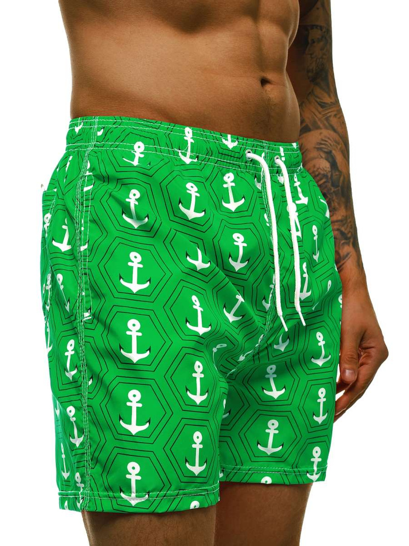 Мъжки плувни шорти зелено OZONEE JS/ST071