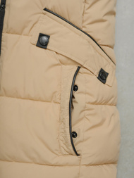 Дамско яке бежова OZONEE O/W377Z