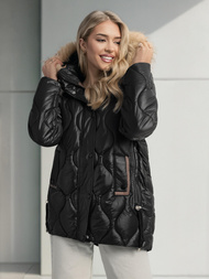 Дамско яке черно OZONEE O/5M3226/392Z