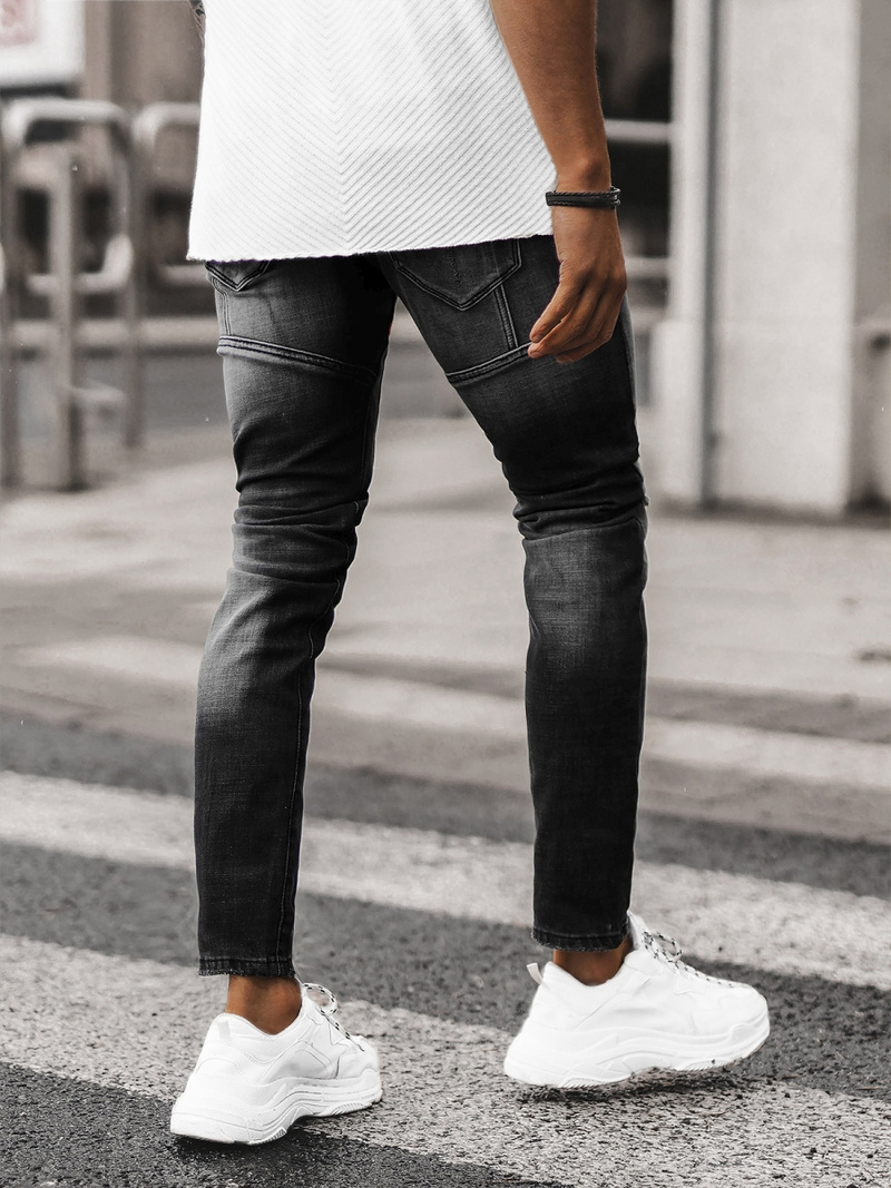 Мъжки дънки черни OZONEE NB/MP0047NZ