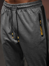 Мъжко долнище на анцуг графитно OZONEE JS/68K10339Z