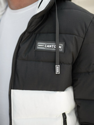 Зимно яке черно-бяла OZONEE JS/31M5083/281