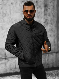 Мъжко яке черно OZONEE JS/22M306/392