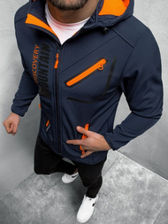 Мъжко softshell яке тъмнсиня OZONEE JS/HH023/4