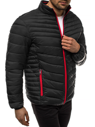 Мъжко яке черна OZONEE JB/JP1137Z