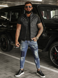 Мъжки елек черен OZONEE JS/16M9333/392BZ