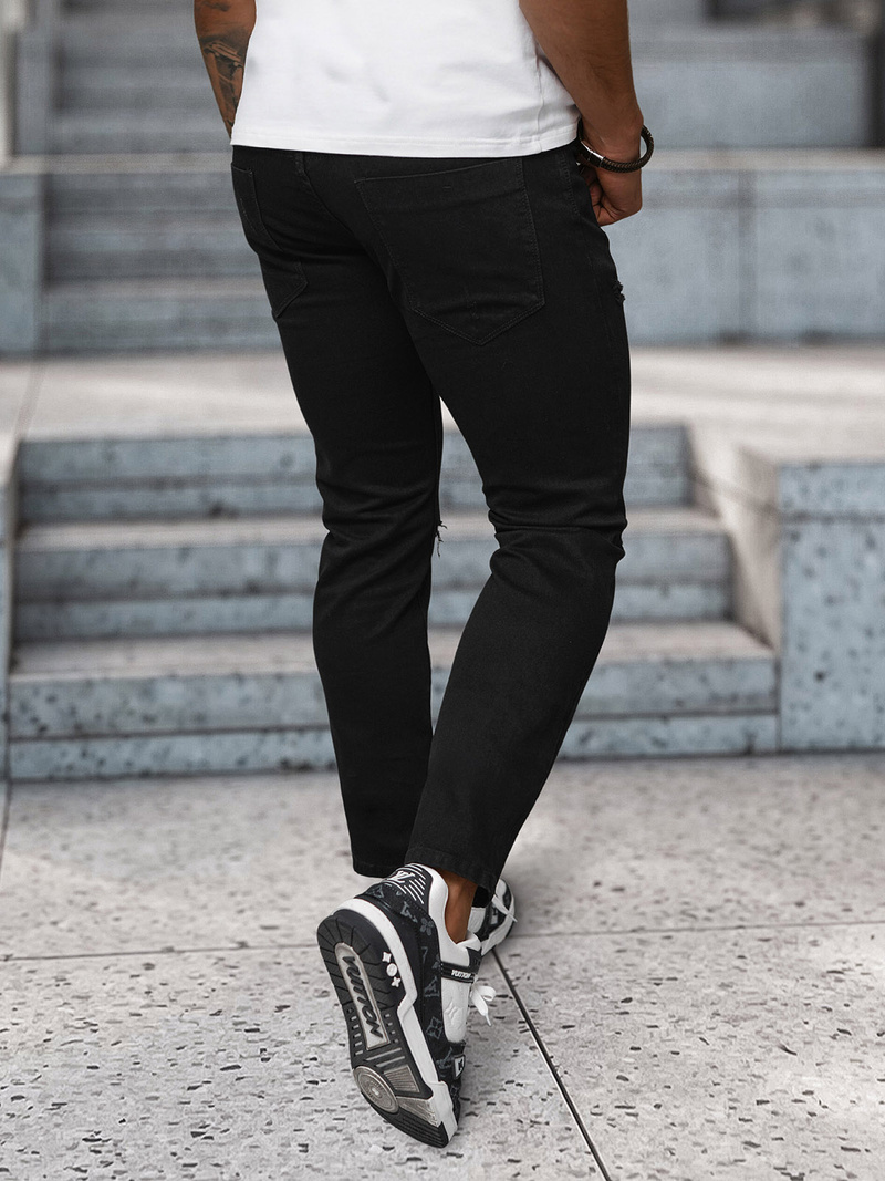 Мъжки дънки черни OZONEE NB/MP0087N