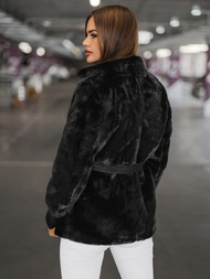 Дамско яке черно OZONEE JS/11Z8075Z