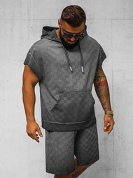 Мъжки спортен екип черен OZONEE O/3C113/9