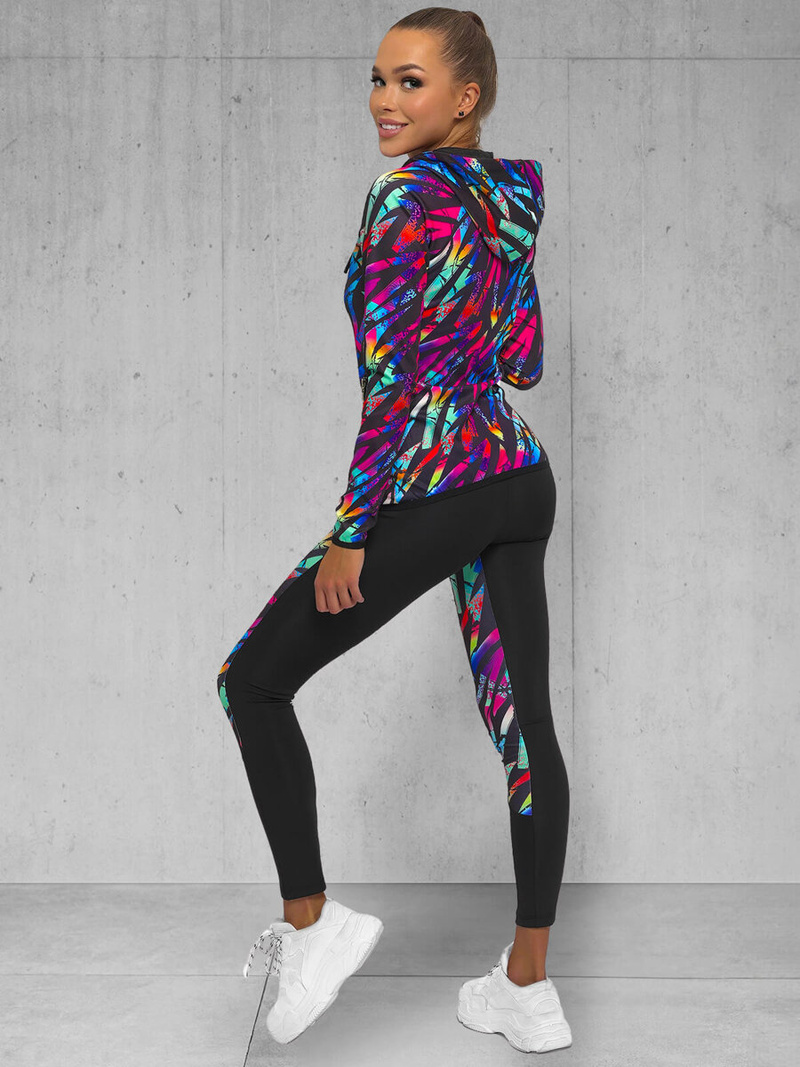 Дамски анцуг от две части цветен OZONEE O/MS011Z