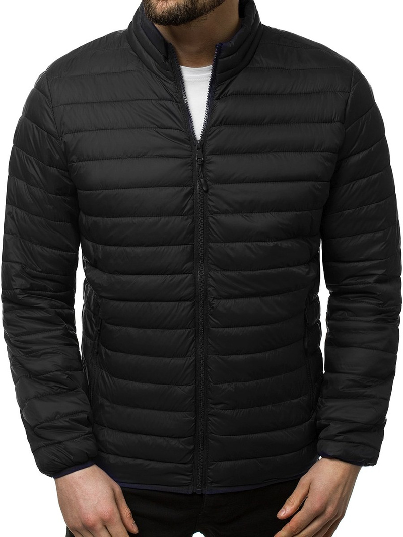 Мъжко яке черна OZONEE JS/LY33