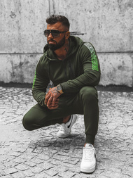 Мъжки спортен екип зелен OZONEE JS/C8118