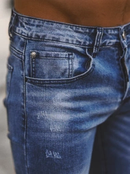 Мъжки дънки синьо OZONEE NB/MP0126B