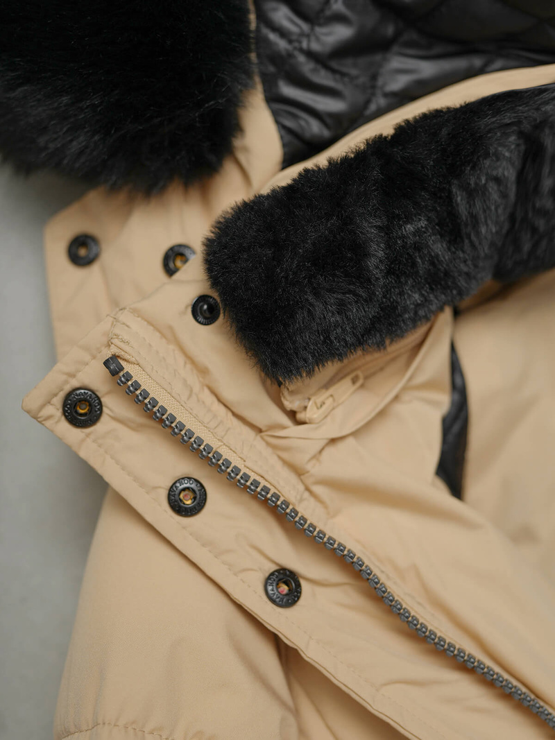 Дамско яке бежова OZONEE O/W377Z