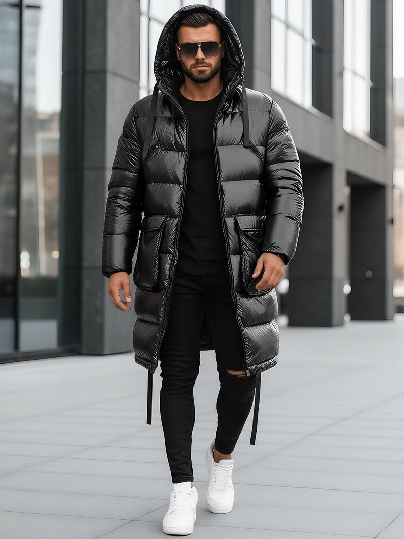 Мъжко яке черен OZONEE O/M3205Z