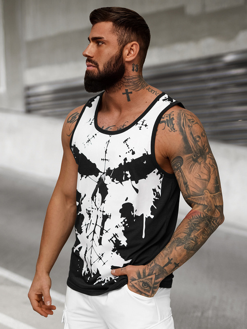 Мъжка тениска черна OZONEE JS/8B1708/3Z