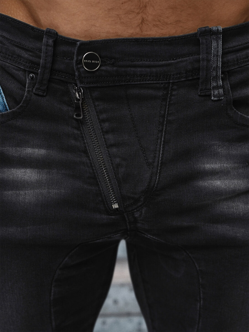 Мъжки дънки черни OZONEE NB/MP0025NZ