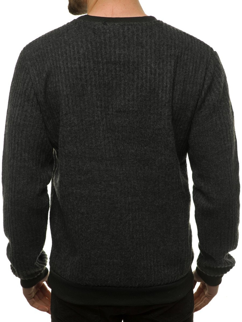 Мъжки суитшърт графитна OZONEE JS/KS1945BZ