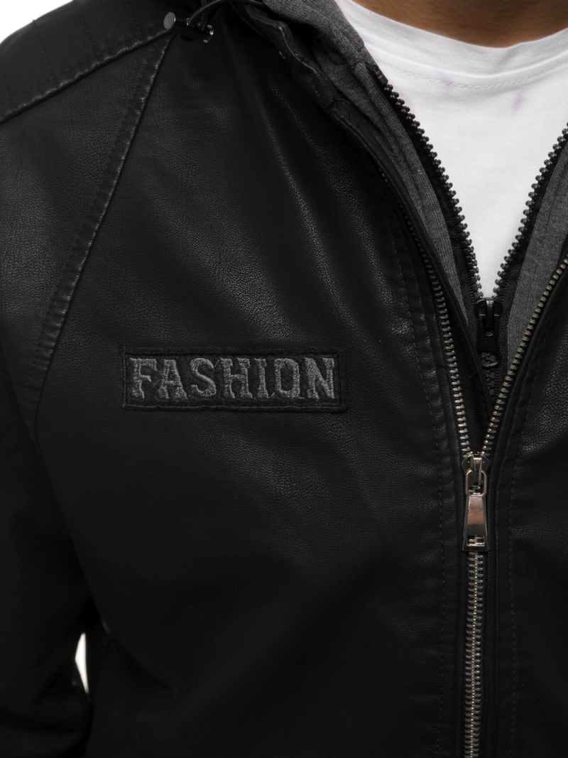 Мъжко яке черно OZONEE JB/JP1127