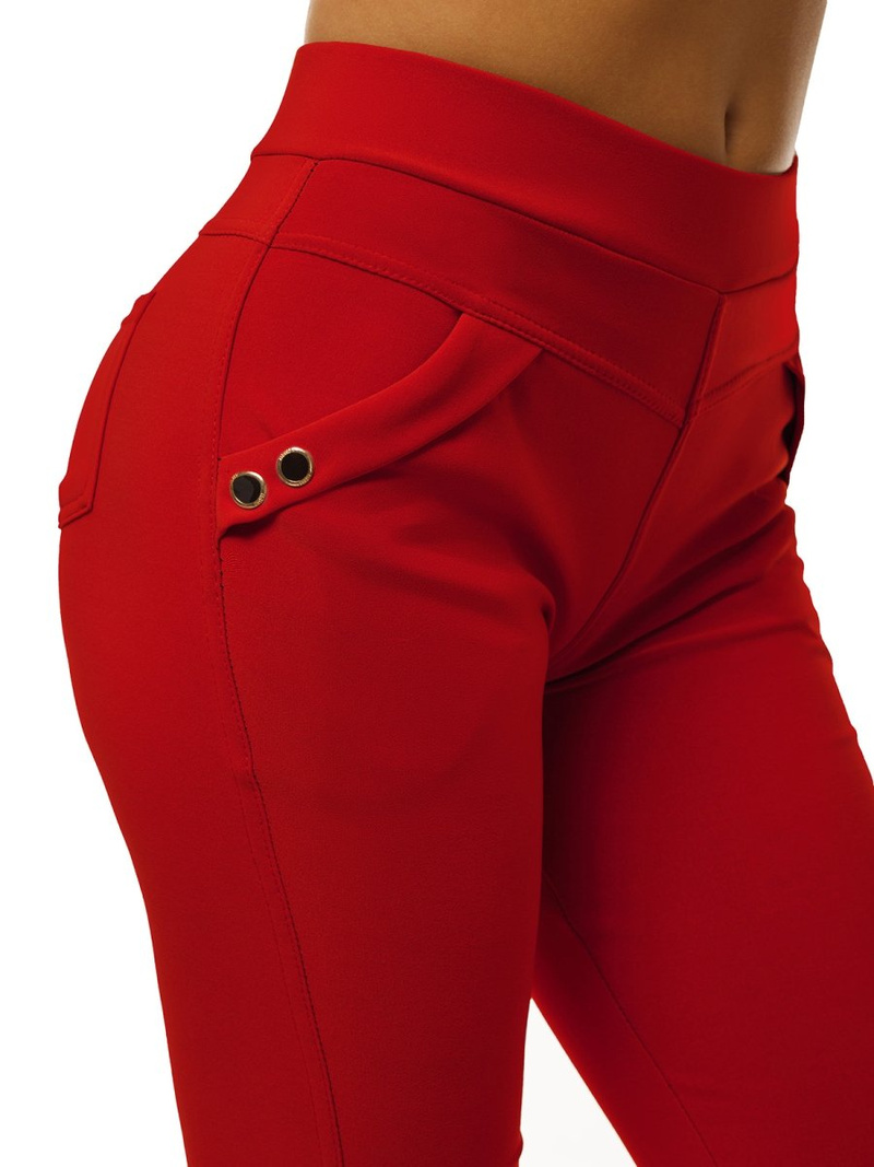 Дамски клин червени OZONEE JS/1041/B5