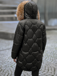 Дамско яке черно OZONEE JS/5M3332/392