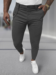 Мъжки панталони графитно OZONEE DJ/3300