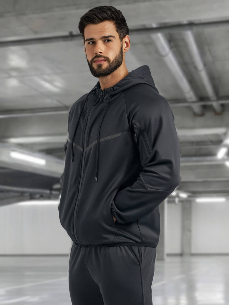 Мъжки спортен екип тъмносин OZONEE JS/8C1966/25